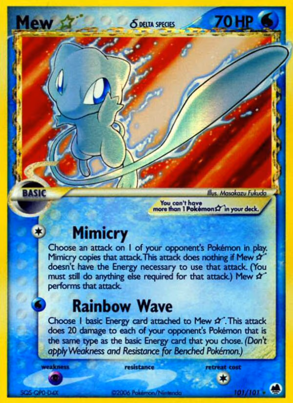Mew Star (Delta Species) - Ultra Rare (101/101)