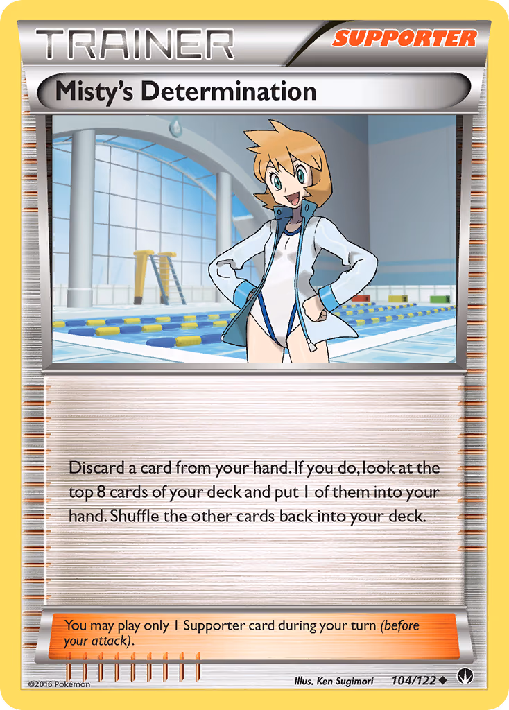 Misty's Determination - Uncommon (104/122)