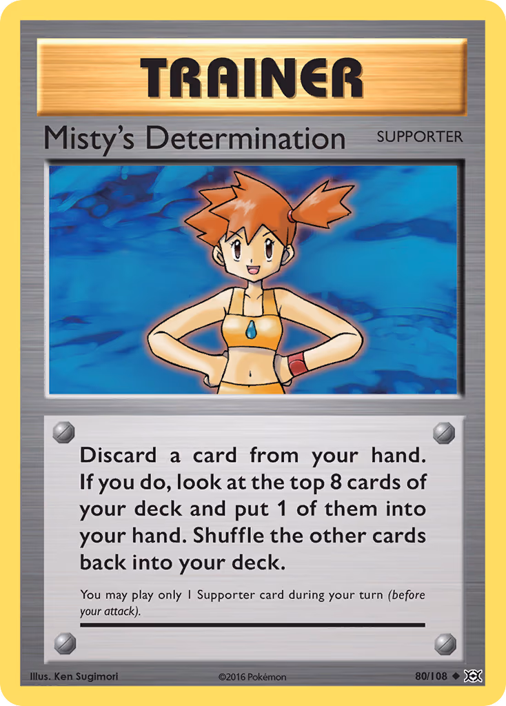 Misty's Determination - Uncommon (80/108)