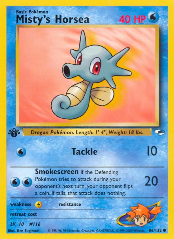 Misty's Horsea - Common (086/132)