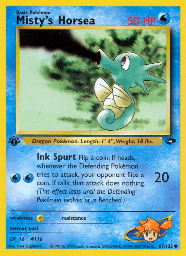 Misty's Horsea - Common (087/132)