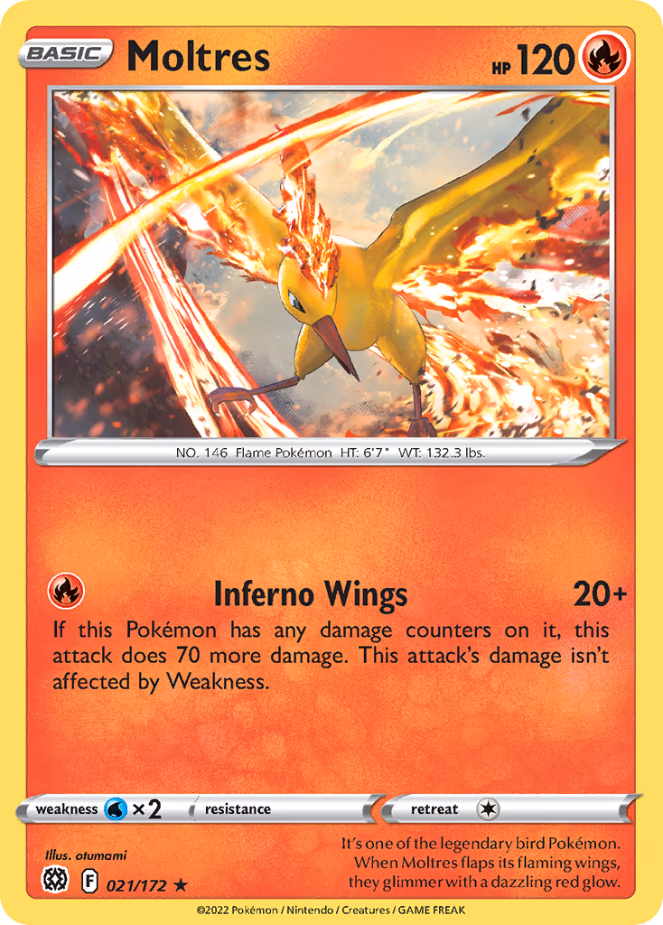 Moltres - Holo Rare (021/172)