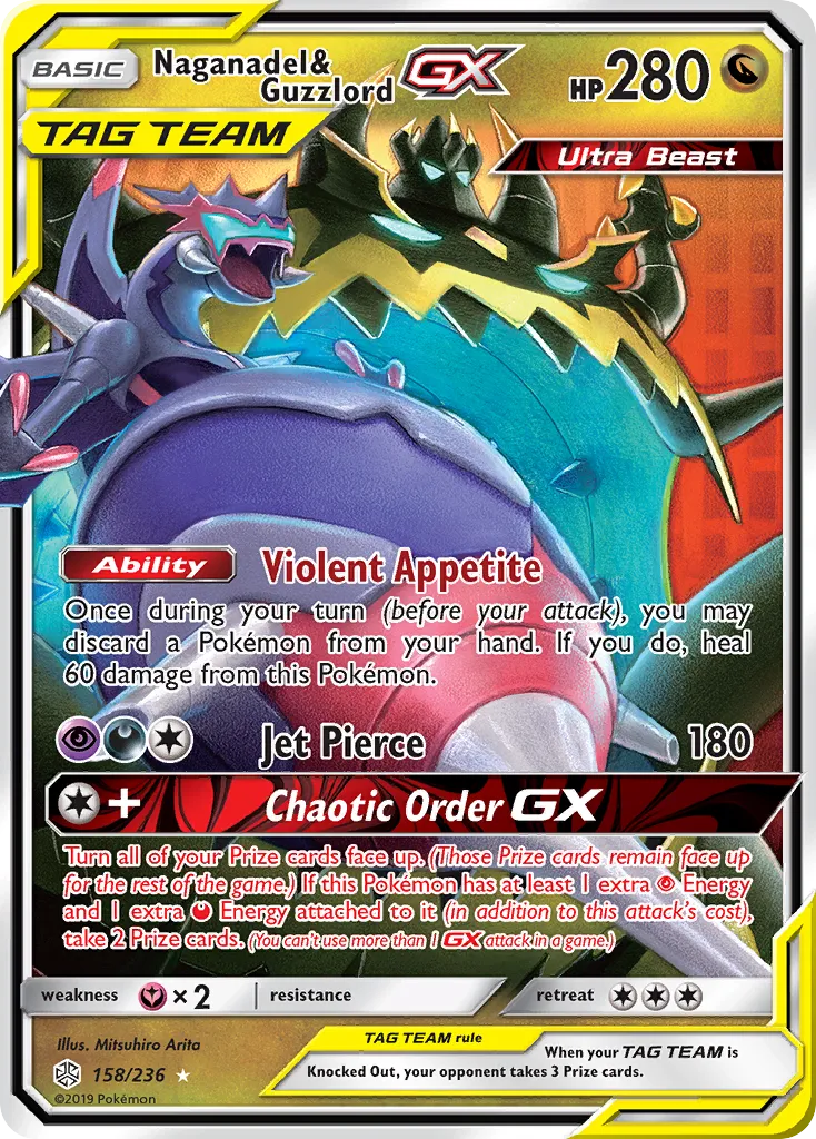 Naganadel & Guzzlord GX - Ultra Rare (158/236)
