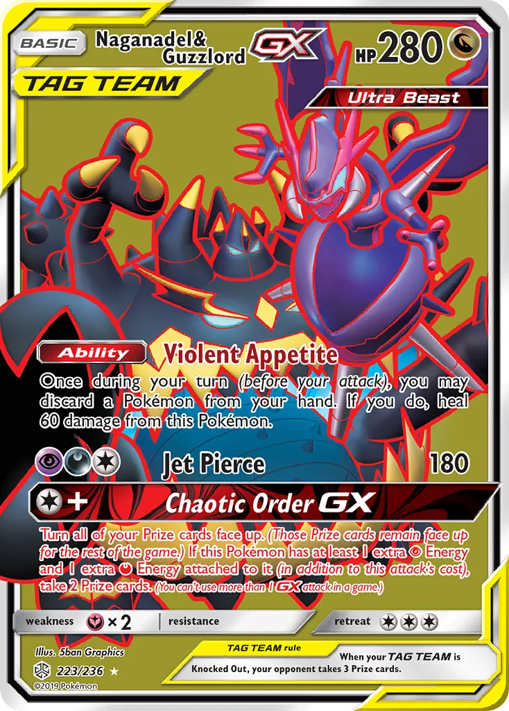 Naganadel & Guzzlord GX - Ultra Rare (223/236)