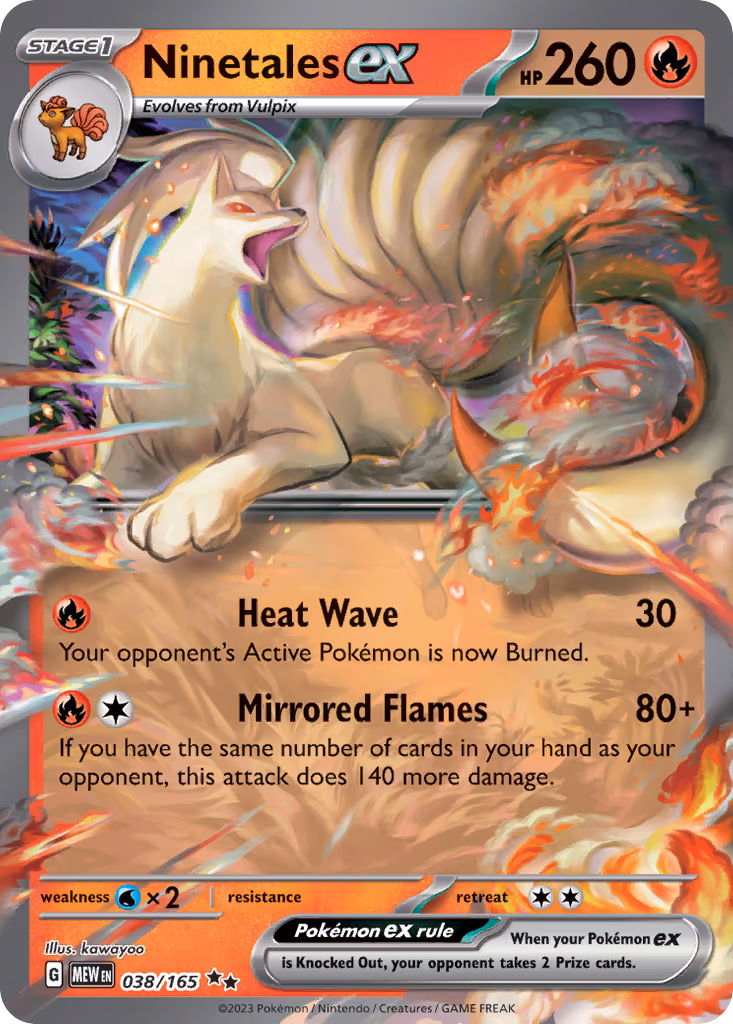 Ninetales ex - Double Rare (038/165)