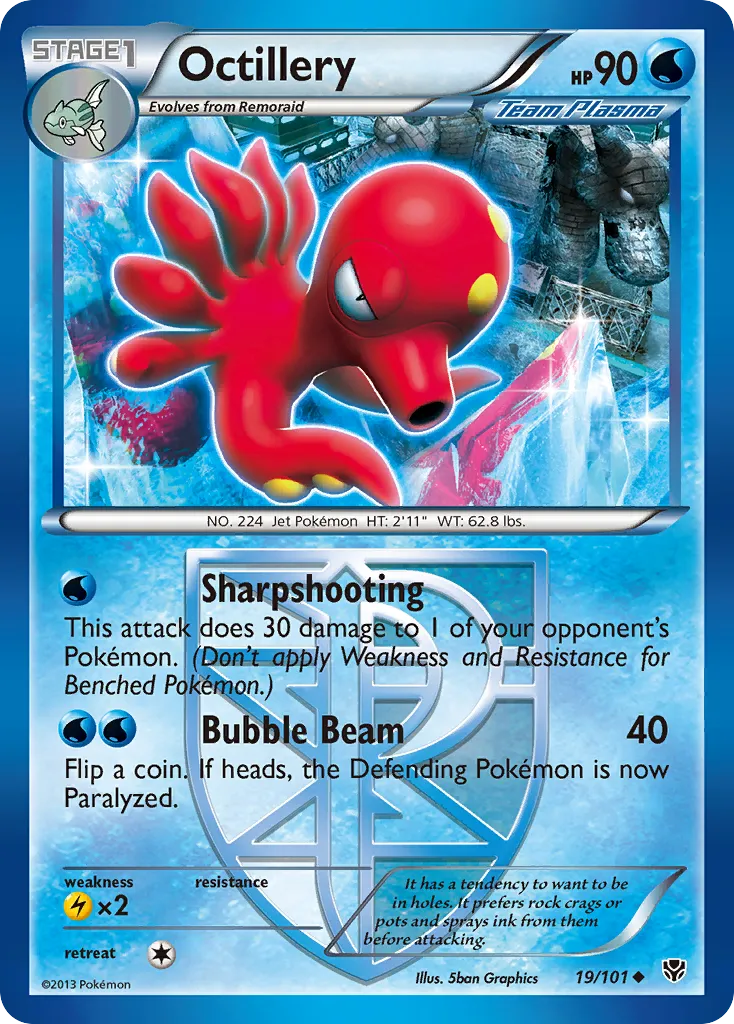 Octillery (Team Plasma) - Uncommon (19/101)