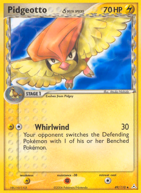 Pidgeotto (Delta Species) - Uncommon (49/110)