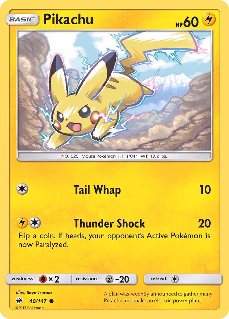 Pikachu - Common (40/147)