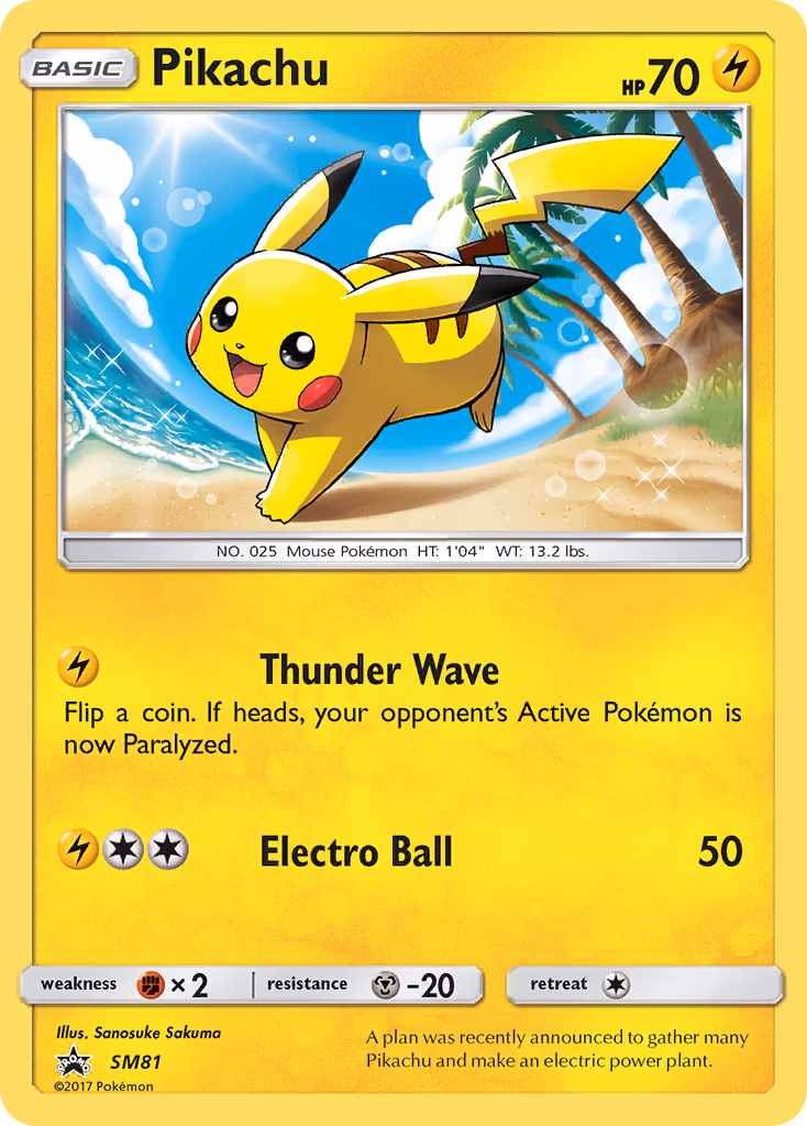 Pikachu - Promo (SM81)