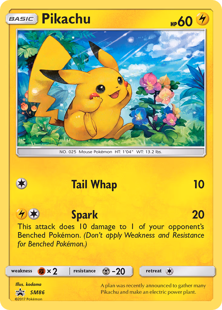 Pikachu - Promo (SM86)
