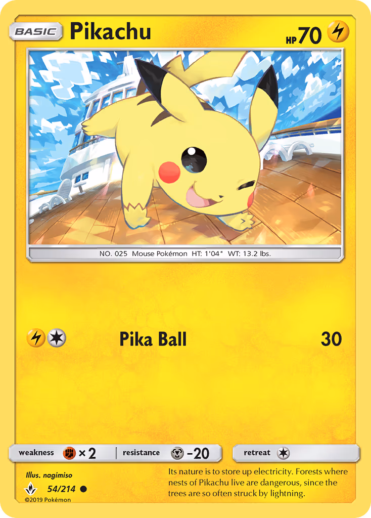 Pikachu - Common (54/214)