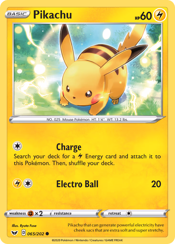Pikachu - Common (065/202)
