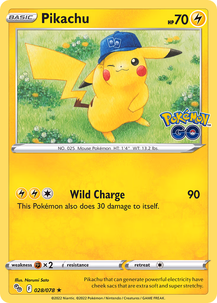 Pikachu - Holo Rare (028/078)