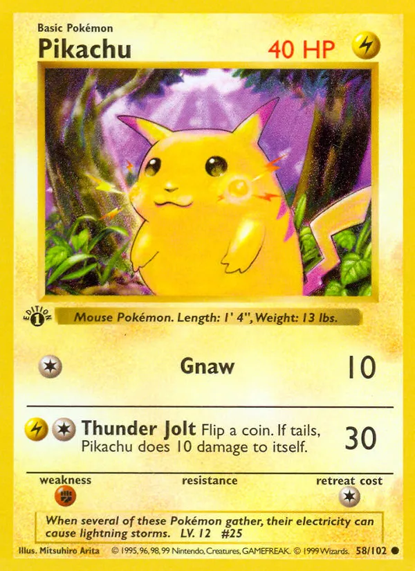 Pikachu - Common (058/102)