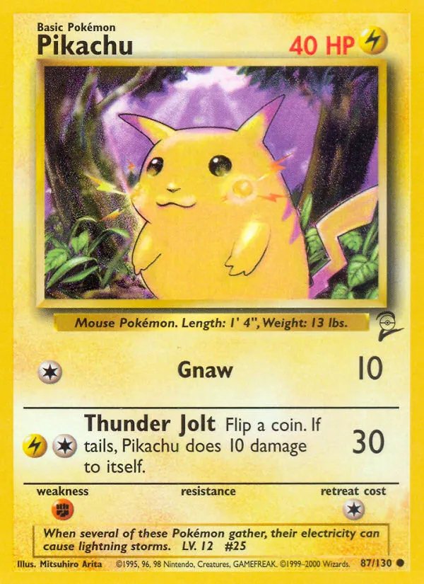 Pikachu - Common (087/130)
