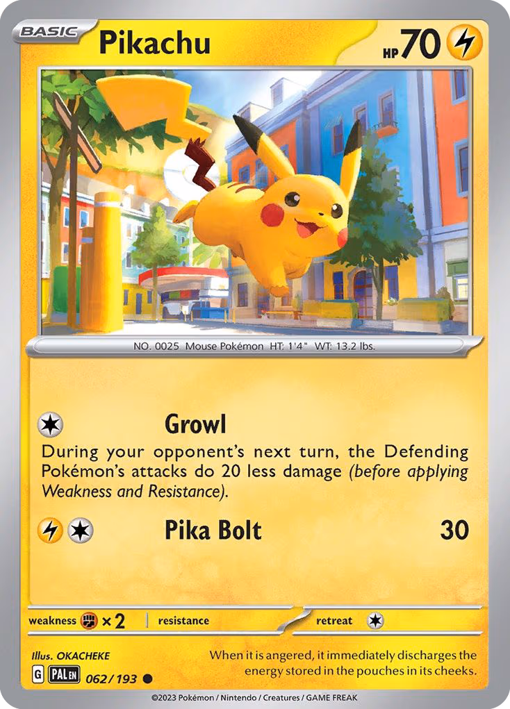 Pikachu - Common (062/193)