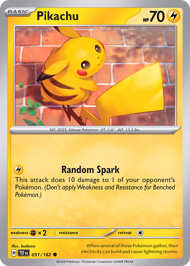 Pikachu - Common (051/162)