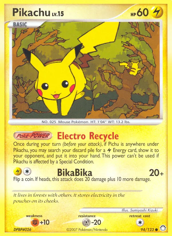 Pikachu - Common (94/123)
