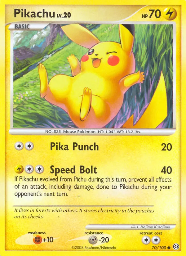 Pikachu - Common (70/100)