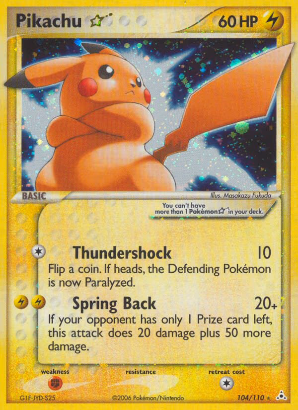 Pikachu Star - Ultra Rare (104/110)