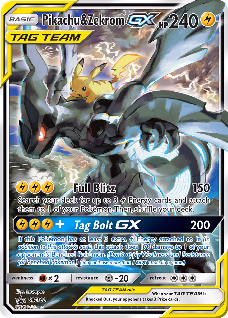 Pikachu & Zekrom GX