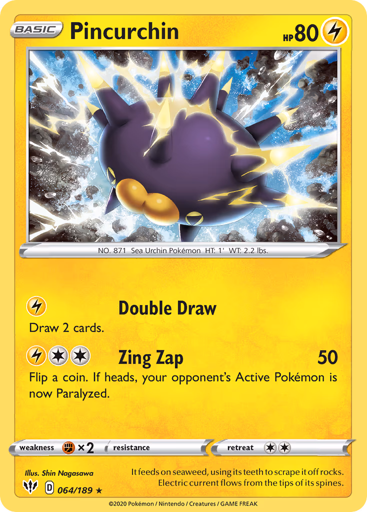 Pincurchin - Holo Rare (064/189)