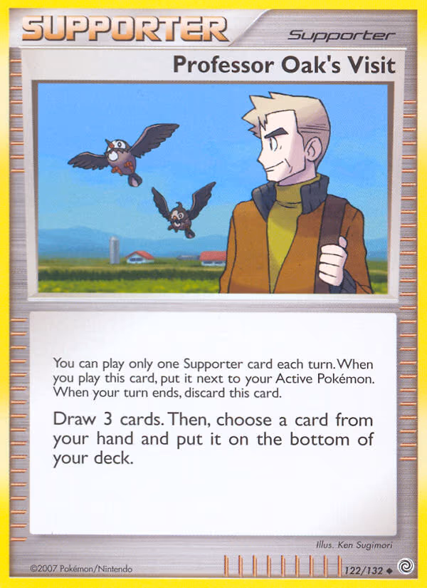 Professor Oak's Visit - Uncommon (122/132)