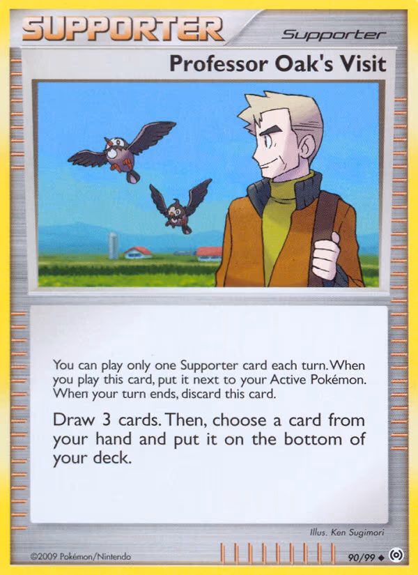 Professor Oak's Visit - Uncommon (90/99)