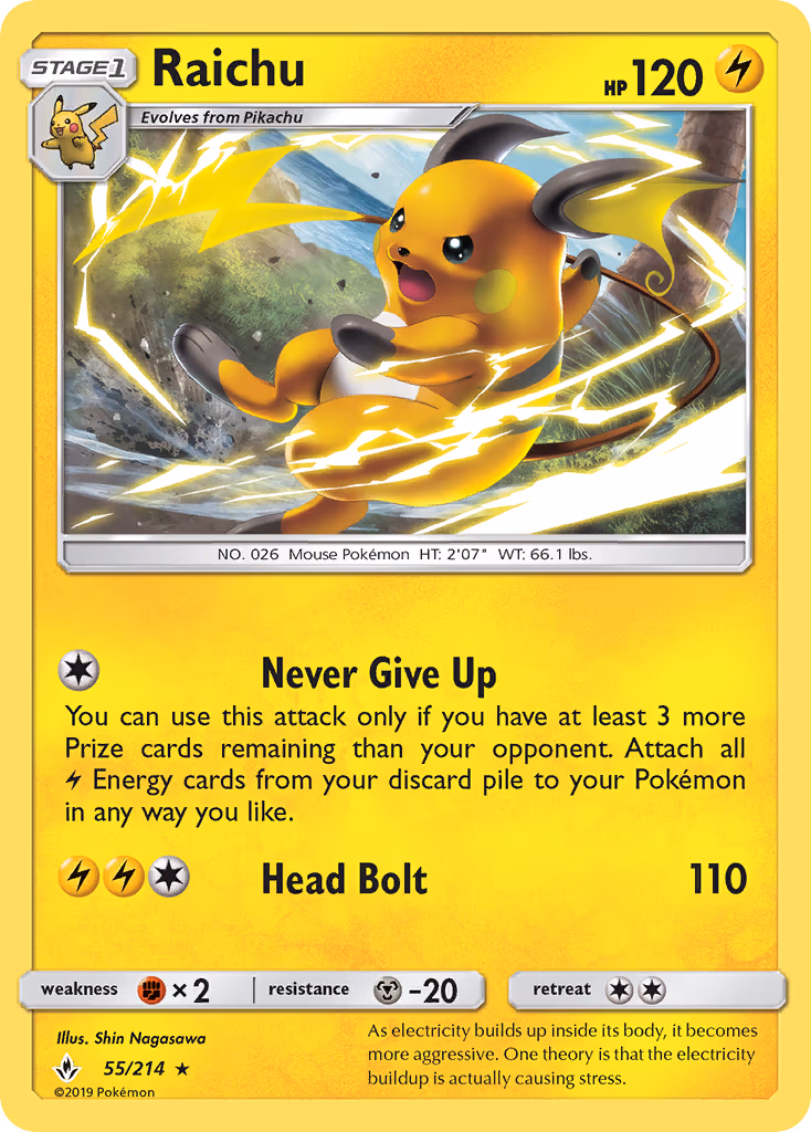 Raichu - Rare (55/214)