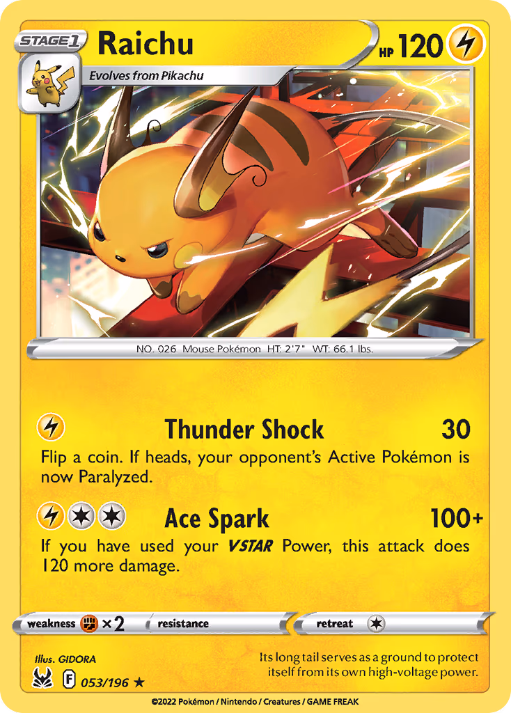 Raichu - Rare (053/196)