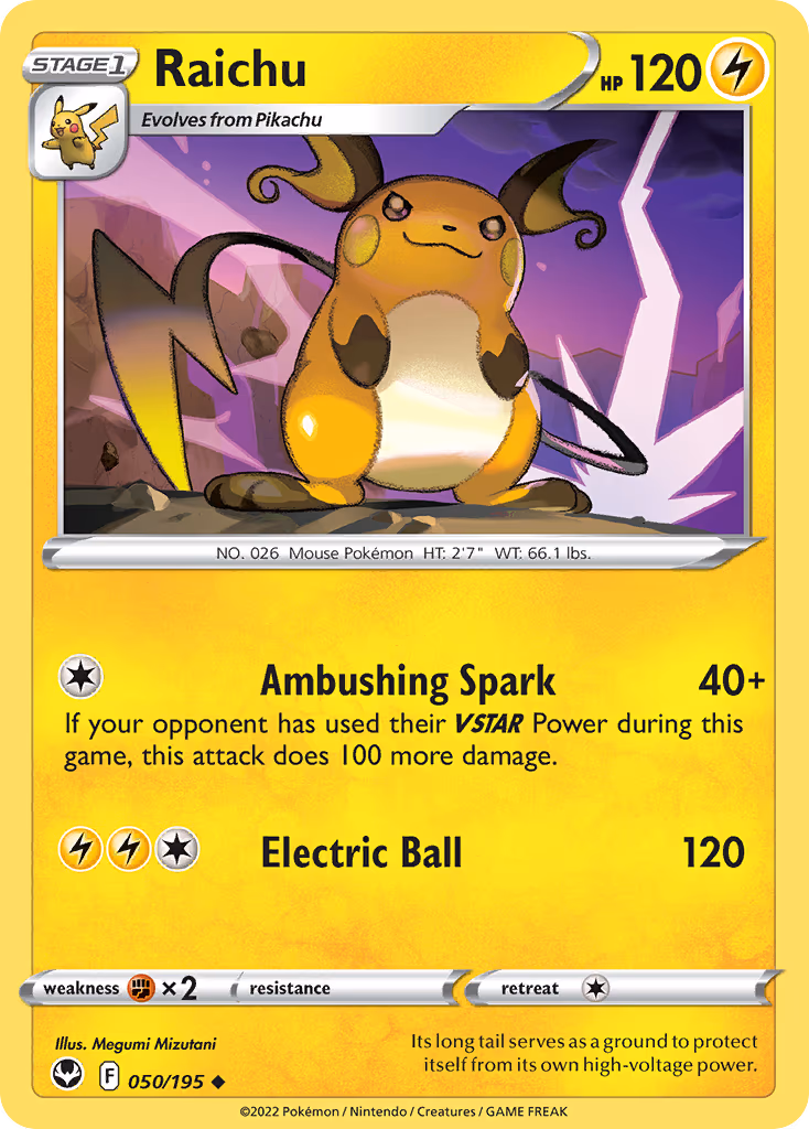 Raichu - Uncommon (050/195)