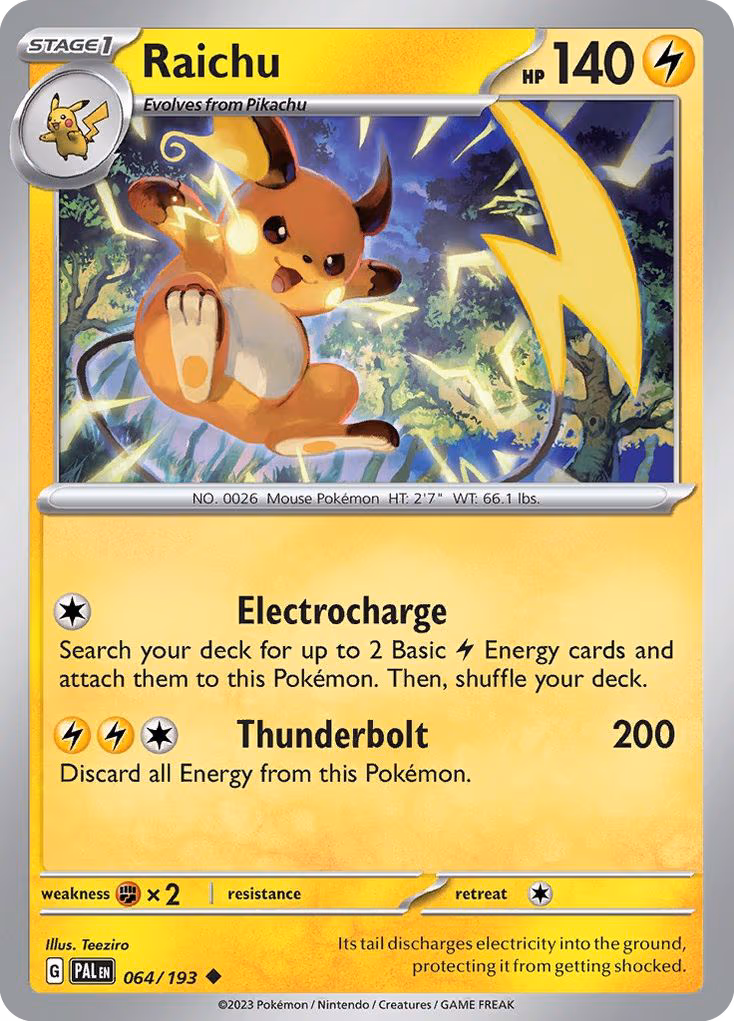 Raichu - Uncommon (064/193)