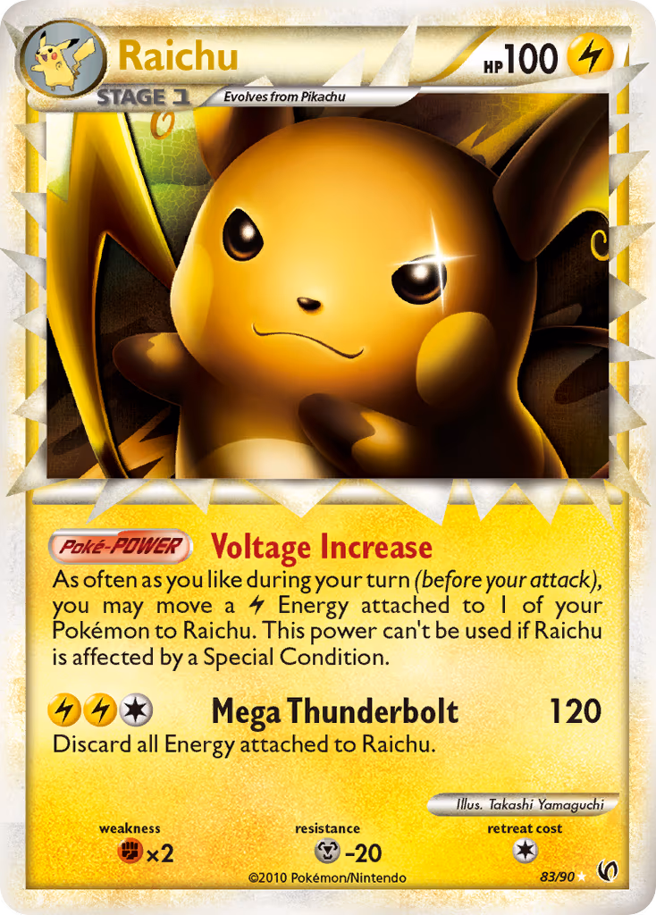 Raichu (Prime) - Ultra Rare (83/90)