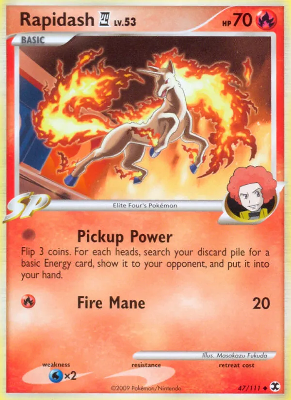 Rapidash E4 - Uncommon (47/111)