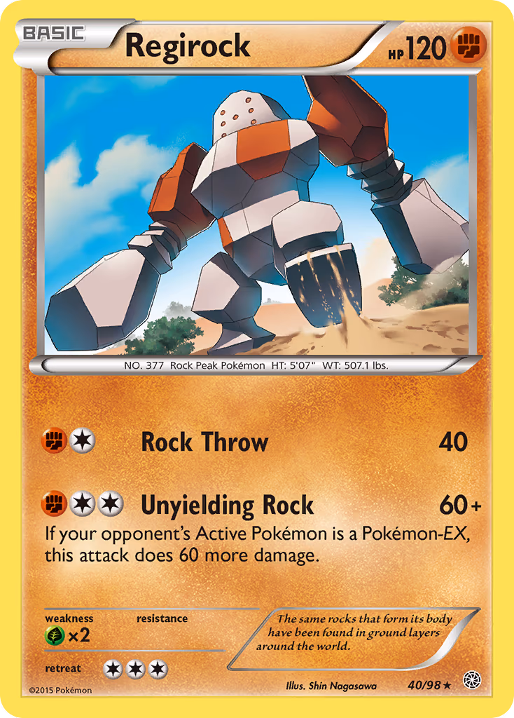 Regirock - Rare (40/98)