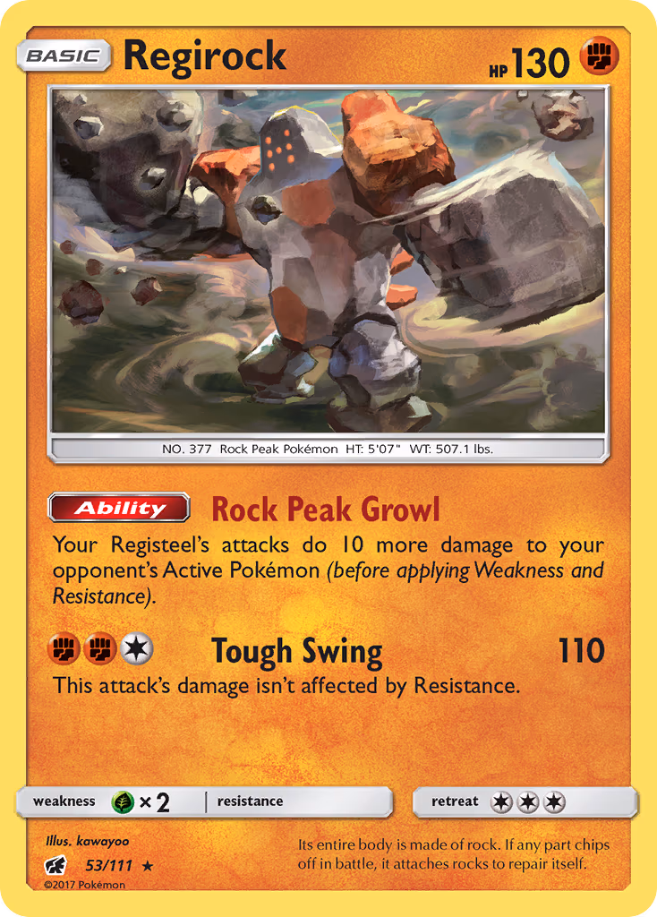 Regirock - Rare (53/111)
