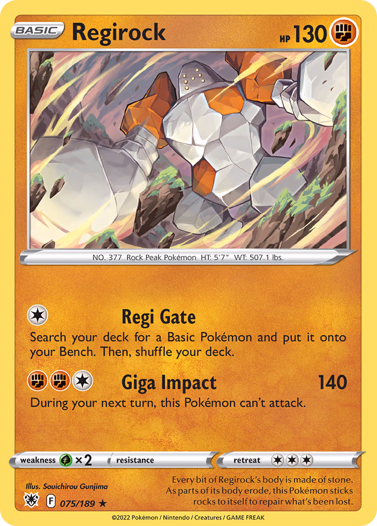 Regirock - Rare (075/189)