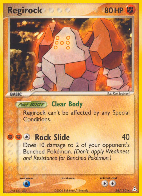 Regirock - Rare (28/110)