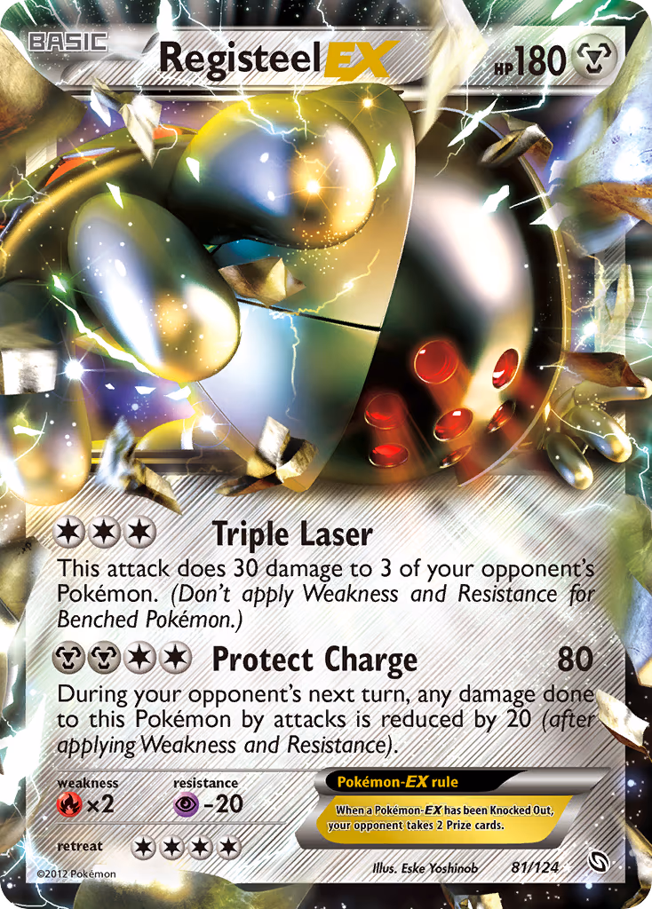 Registeel EX - Ultra Rare (81/124)