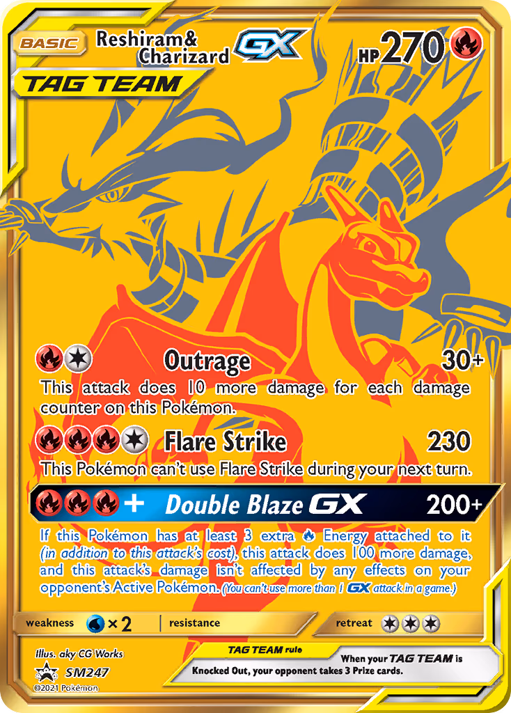 Reshiram & Charizard GX