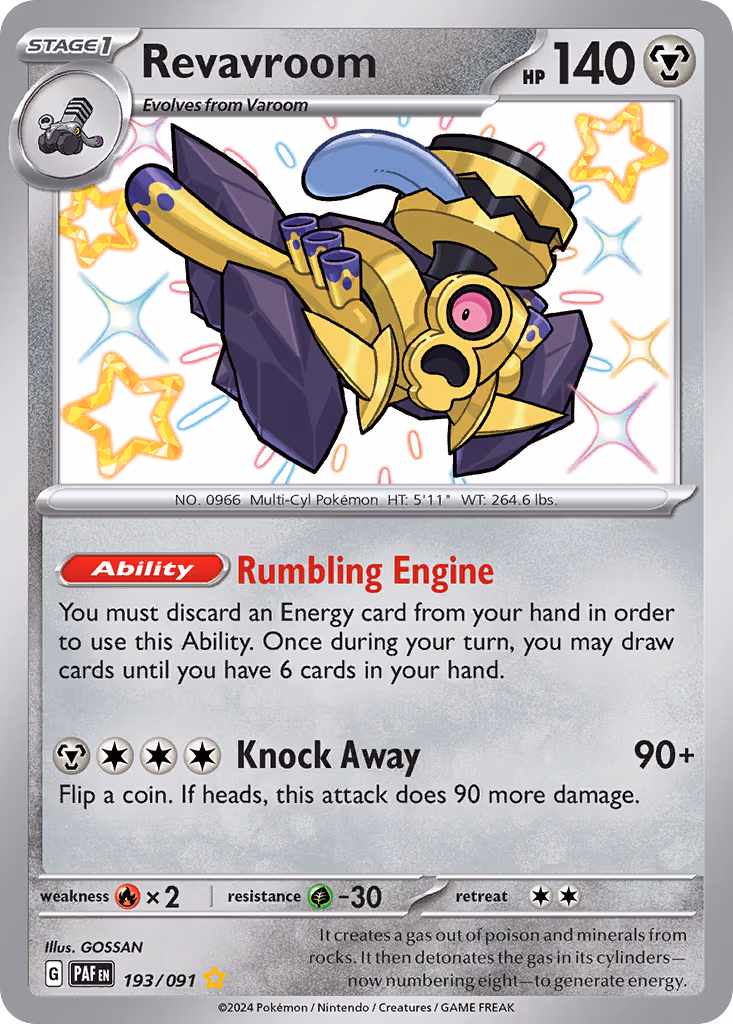 Revavroom - Shiny Rare (193/091)