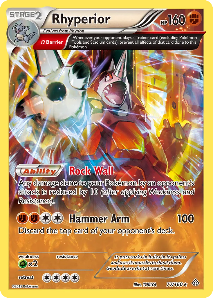 Rhyperior (Omega) - Holo Rare (77/160)