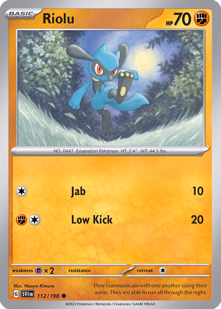 Riolu - Common (112/198)