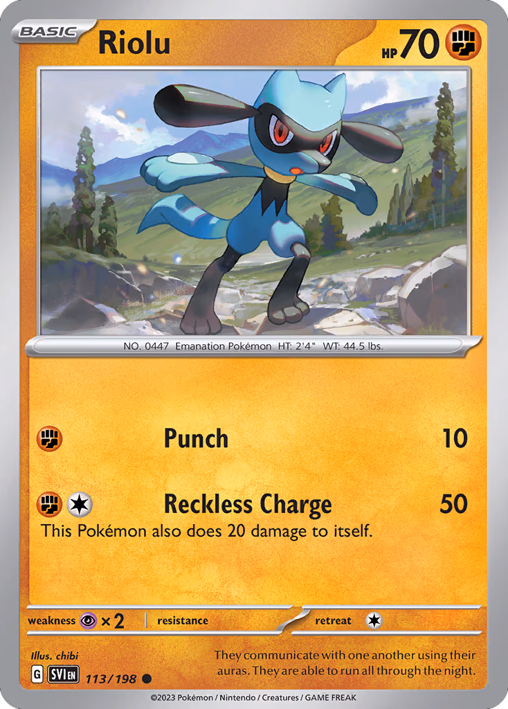 Riolu - Common (113/198)