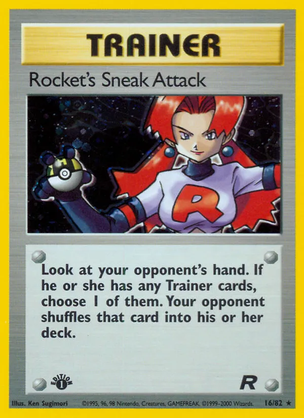 Rocket's Sneak Attack - Holo Rare (16/82)