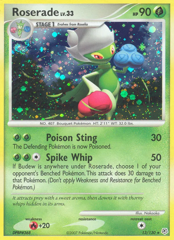 Roserade - Holo Rare (13/130)