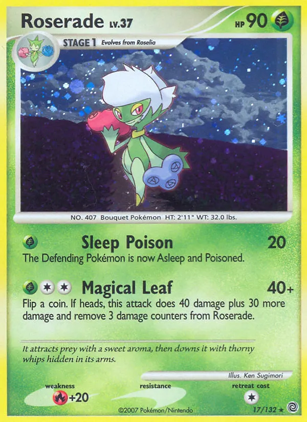 Roserade - Holo Rare (17/132)
