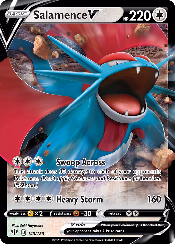 Salamence V - Ultra Rare (143/189)