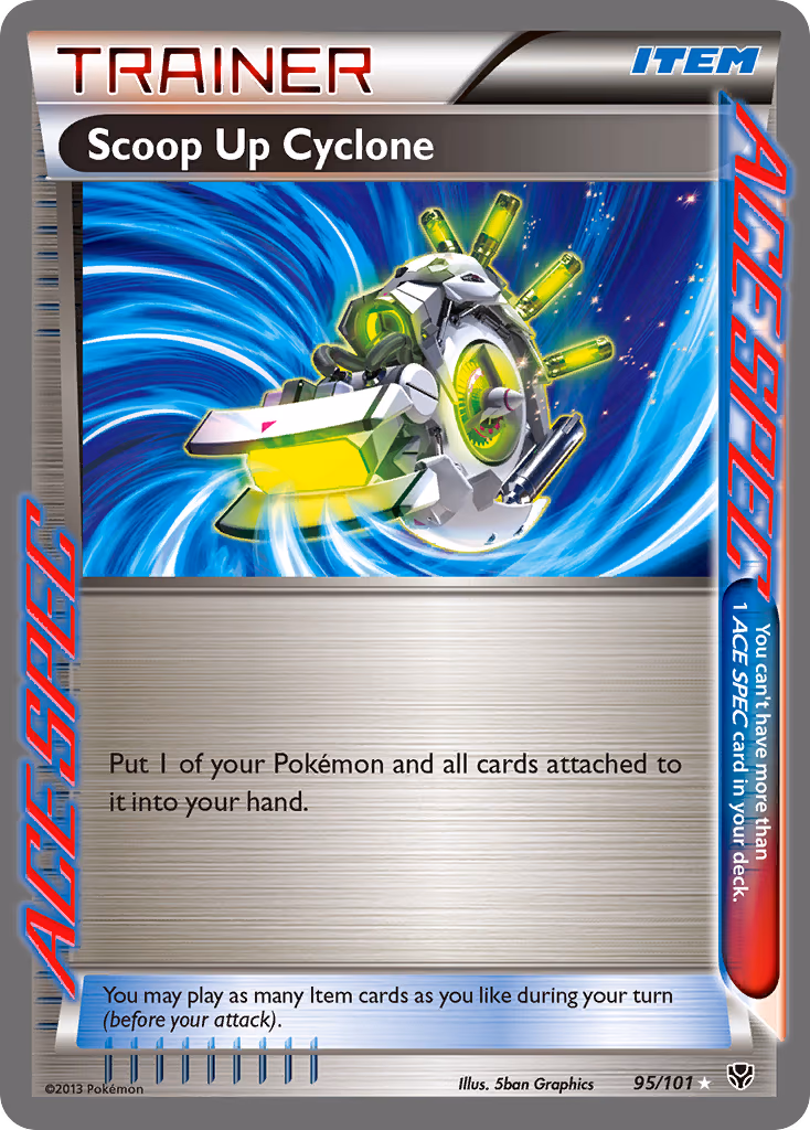 Scoop Up Cyclone - Rare Ace (95/101)
