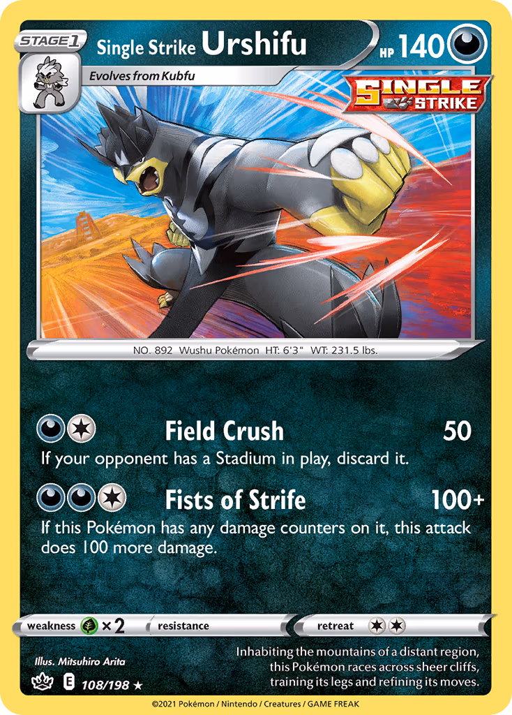 Single Strike Urshifu - Holo Rare (108/198)